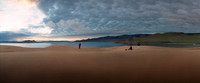 Dunes overlooking Ulaagchiin Khar Lake, Zavkhan, Mongolia