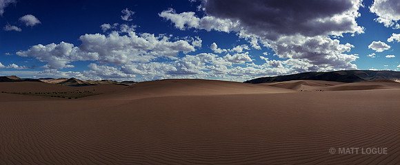 Dunes near Ulaagchiin Khar Lake, Zavkhan, Mongolia