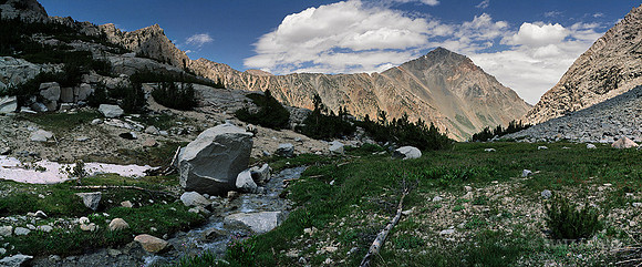 Mt. Tom from trail to Basin Mountain summit, Sierra National Forest CA