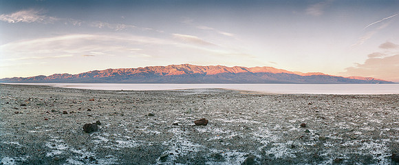 Telescope peak seen from Badwater, Death Valley NP