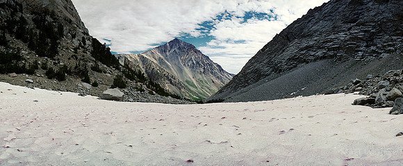 Mt Tom from trail to Basin Mountain summit, Sierra National Forest CA