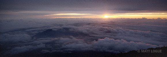 Sunrise from the summit of Mt. Fuji