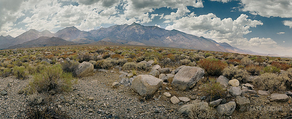 Southern Sierras from I-395, Kings County CA
