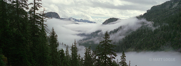 Looking Southeast towards The Summit At Snoqualmie, on the way to Snow Lake, WA