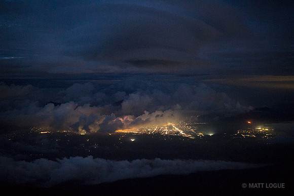 Kawaguchiko from Mt. Fuji, Japan
