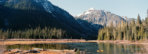 Lynch Peak from Hyas Lake, WA