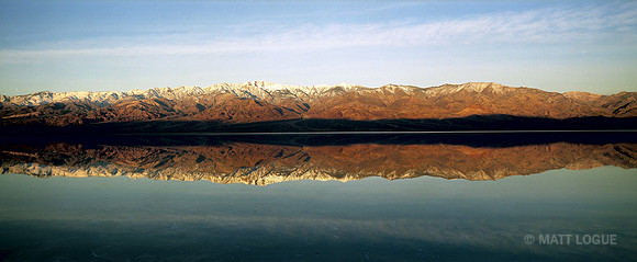 Panamint Mountains at surise, Death Valley NP CA