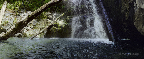 Waterfall at Little Bear Wallow Creek, Trinity National Forest CA